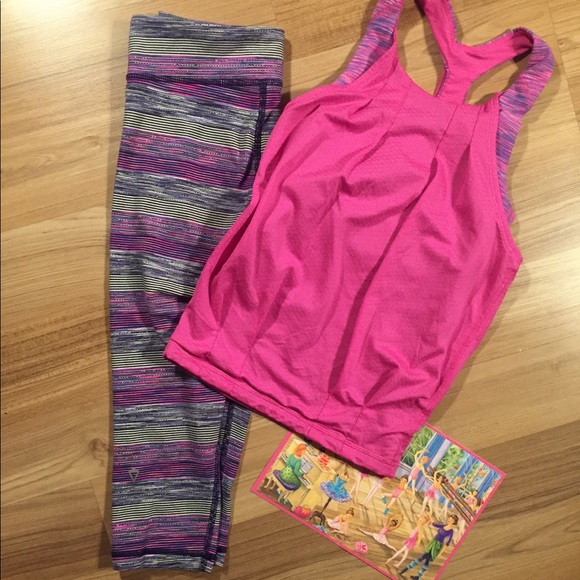Ivivva Bundle: Tank and Tights Sz 6 & 10 - Picture 1 of 8
